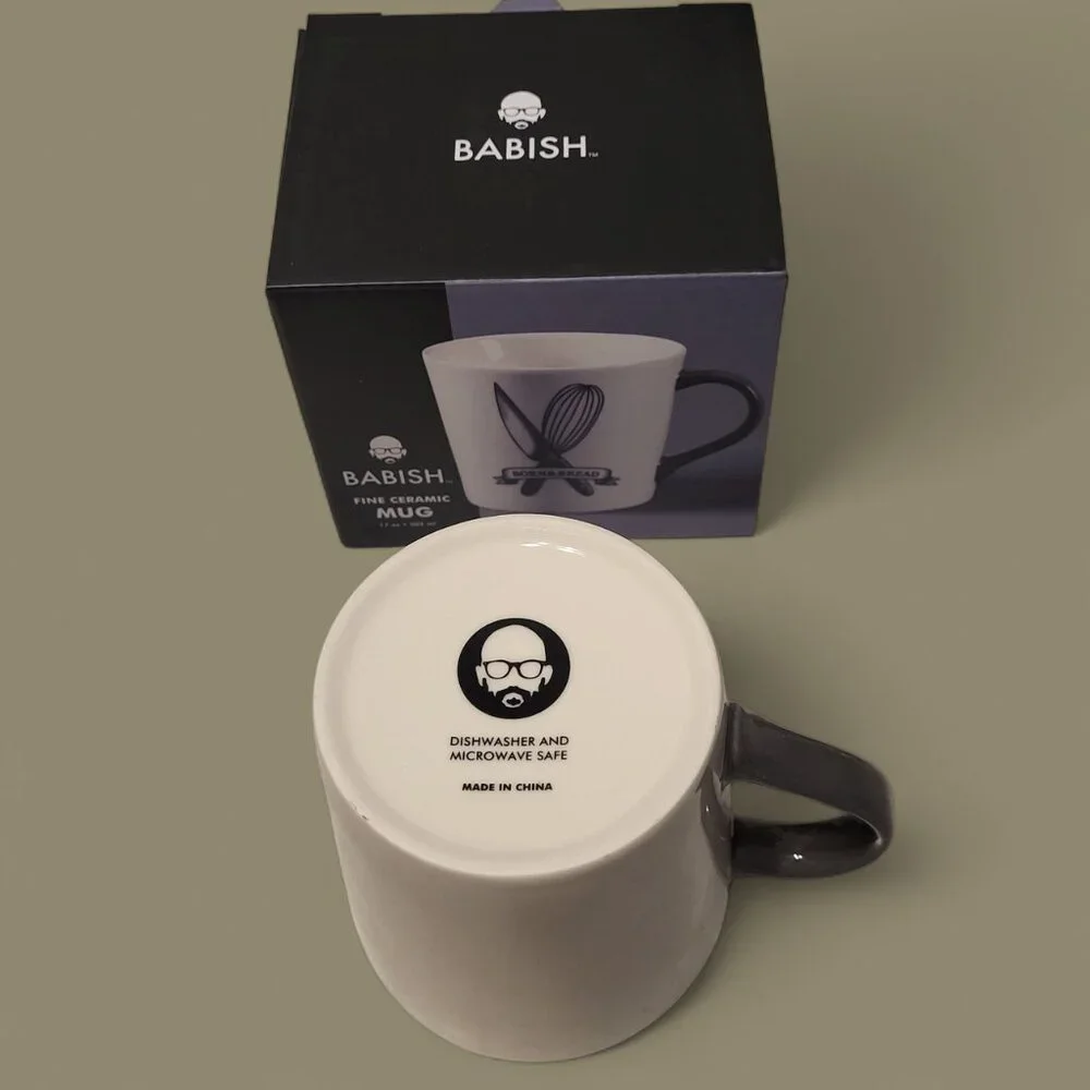 Set of 2 Born and Bread Babish Mugs- 17 ounces